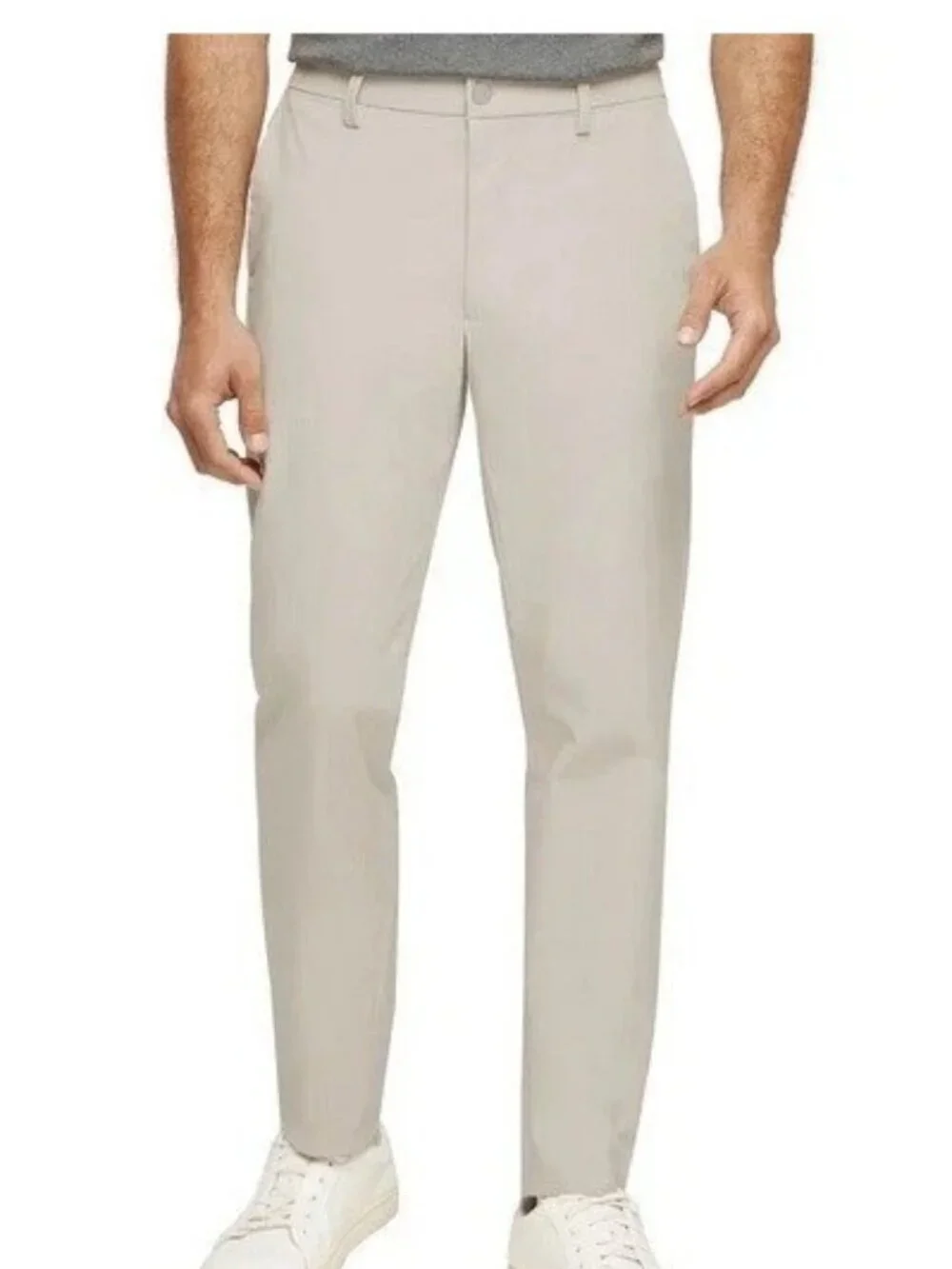 Banana Republic Commuter Tech Pants Men's 34x32 Beige Performance